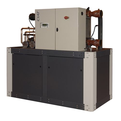 Gruppo refrigeratore a condensazione ad acqua - DYNACIAT - CIAT - a pavimento / compatto / interno