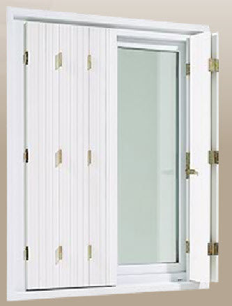 Persiana a libro - MENUISERIES ELVA - in PVC / per finestra
