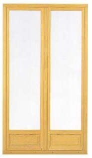 Porta finestra battente - MAESTRO - MENUISERIES ELVA - in legno