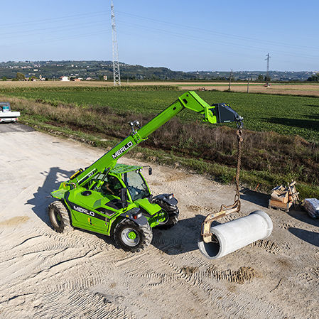 Movimentatore telescopico di carico - P 33.7 - MERLO - per movimentazione / di sollevamento / per cantiere