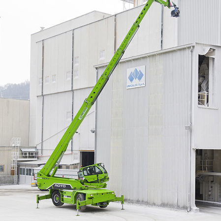 Movimentatore telescopico di carico - Roto 50.35 - MERLO - per movimentazione / di sollevamento / rotativo