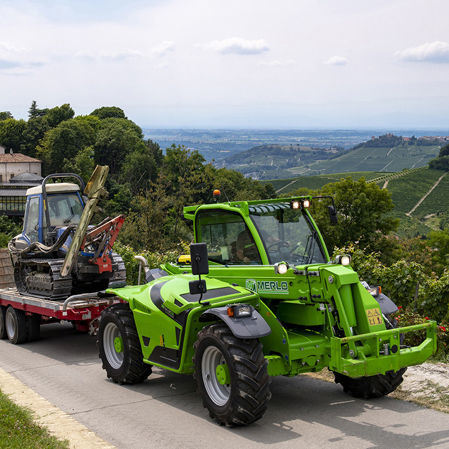 Movimentatore telescopico fuoristrada - MF 34.9 - MERLO - di carico / per movimentazione / di sollevamento
