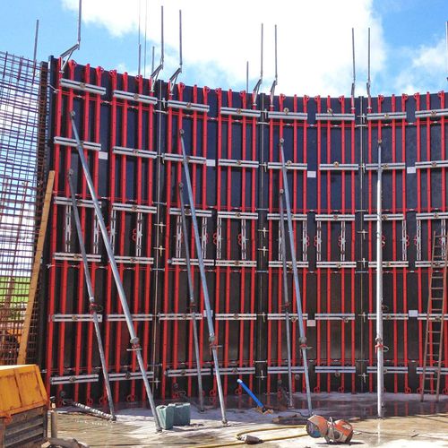 Cassaforma modulare - RADIUS - Meva - circolare / curva / in acciaio