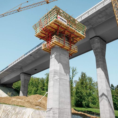 Cassaforma a ripresa - KLK 230 - Meva - per getti contro terra / in acciaio / per muro