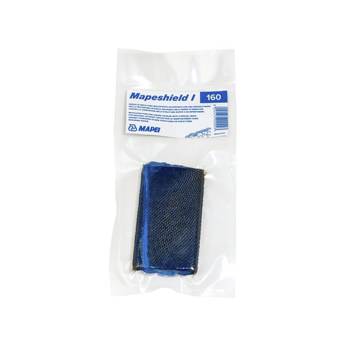 Anodo galvanico per cemento armato - MAPESHIELD I - MAPEI - di protezione / in zinco / laminare
