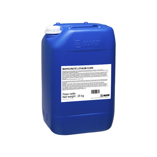 Trattamento di protezione liquido - MAPECRETE LITHIUM CURE - MAPEI - idrorepellente / addensante / per calcestruzzo