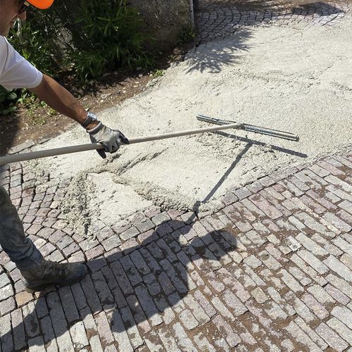Iniezione solida - MAPESTONE GR7 - MAPEI - per pavimenti ceduti
