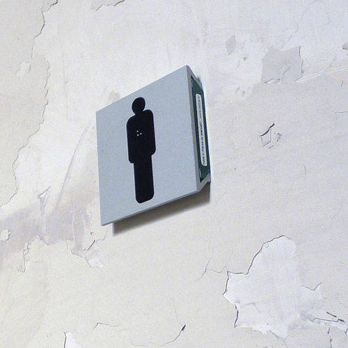Cartello segnaletico per porta - PILE OU FACE - MARCAL - da parete / in PVC / in alluminio