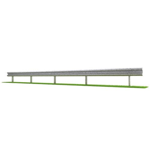 Guardrail in acciaio galvanizzato - SINGLE-SIDED H1-W3 - MARCEGAGLIA