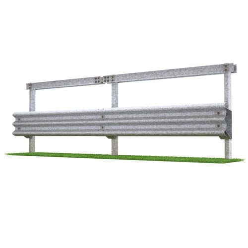 Barriera stradale in acciaio galvanizzato - SINGLE-SIDED H3-W8 - MARCEGAGLIA