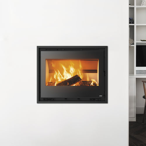 Inserto per camini a legna - QBOX 70 - MCZ - in acciaio / contemporaneo / classe A+