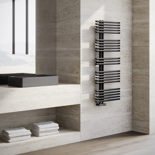 Scaldasalviette contemporaneo - PAVONE 25 - Caleido srl - elettrico / ad acqua calda / 501 w...750 w
