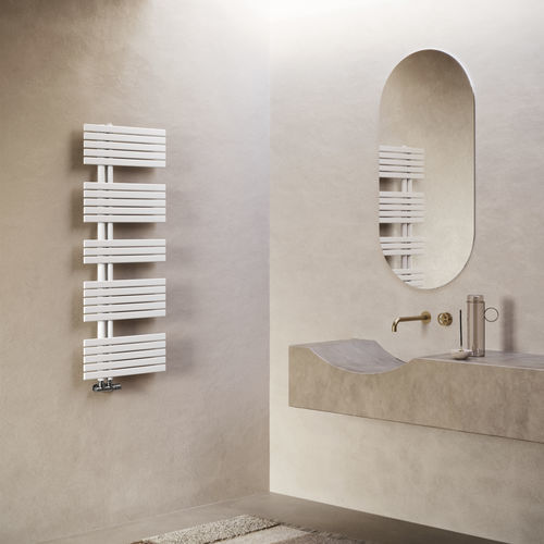 Scaldasalviette elettrico - PAVONE 35 - Caleido srl - ad acqua calda / 501 w...750 w / 0...500 w