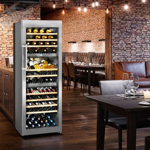 Cantinetta multitemperatura - WTES 5872 VINIDOR - LIEBHERR - professionale / installazione libera / in acciaio inossidabile