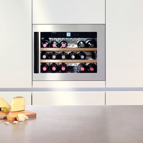 Cantinetta professionale - WKEES 553 GRANDCRU - LIEBHERR - da incasso / sottopiano / in acciaio inossidabile