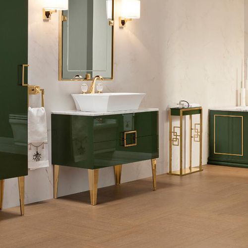 Mobile lavabo da appoggio - DAPHNE - Oasis Group srl - in noce / in stile / laccato