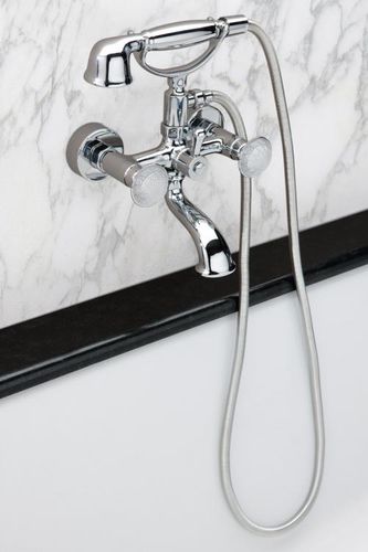 Miscelatore doppio comando per vasca - VENICE 000RBVE040CR - Oasis Group srl - da parete / in metallo cromato / da bagno