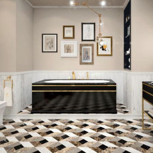 Vasca da bagno da appoggio - ACADEMY - Oasis Group srl - in resina / bianca / nera