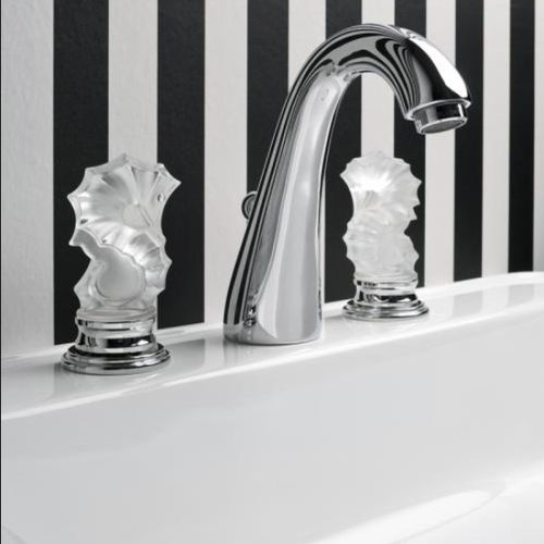 Miscelatore doppio comando per lavabo - SEAHORSE 000RBSH080CR - Oasis Group srl - da appoggio / in metallo cromato / da bagno