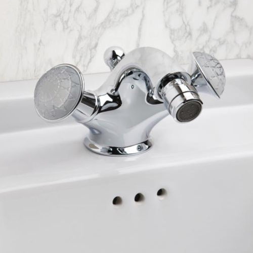 Miscelatore doppio comando per bidet - VENICE 000RBVE020CR - Oasis Group srl - da appoggio / in metallo cromato / da bagno