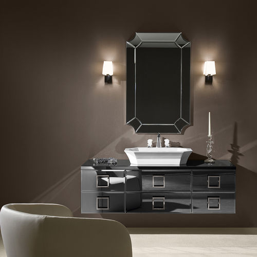 Mobile lavabo sospeso - DAPHNE - Oasis Group srl - in noce / in stile / laccato