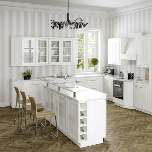 Cucina classica - VENECIA - Allmilmö - in legno / con isola / a L