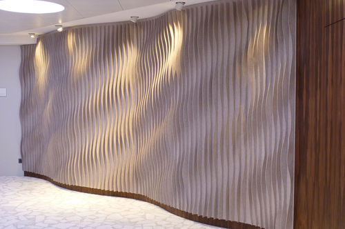 Pannello decorativo da parete - ROLAND BERGER - Anne Kyyrö Quinn - in tessuto / 3D