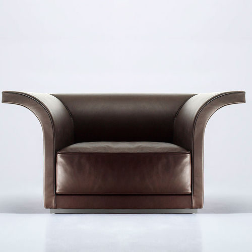 Poltrona contemporanea - TOP CLASS - Antidiva - in pelle / in tessuto / per uso contract