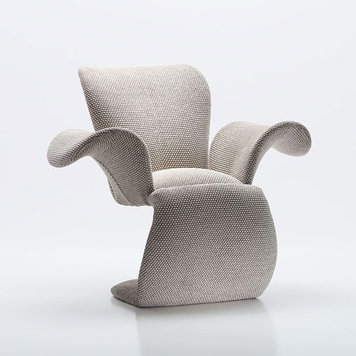 Poltrona design originale - MARGIE - Antidiva - in pelle / in tessuto / per uso contract