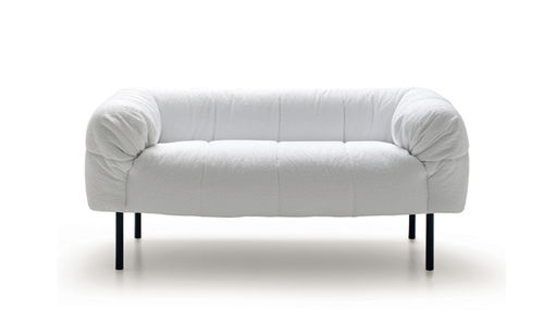 Divano contemporaneo - PECORELLE - Arflex - in tessuto / bianco / 2 posti