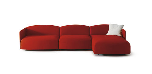 Divano modulare - SOFT BEAT - Arflex - contemporaneo / in poliestere / blu