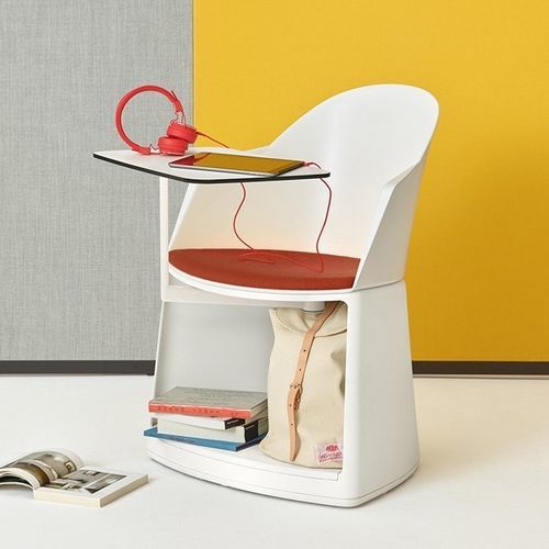 Sedia contemporanea - CILA GO - Arper - da interno / in tessuto / in pelle