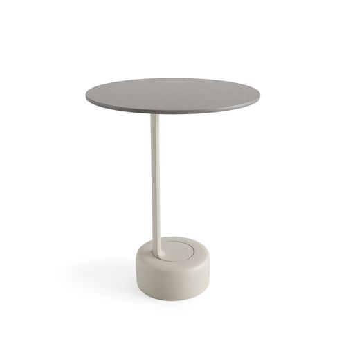Tavolo d'appoggio contemporaneo - OELL - Arper - in MDF / in vetro temprato / in gres porcellanato