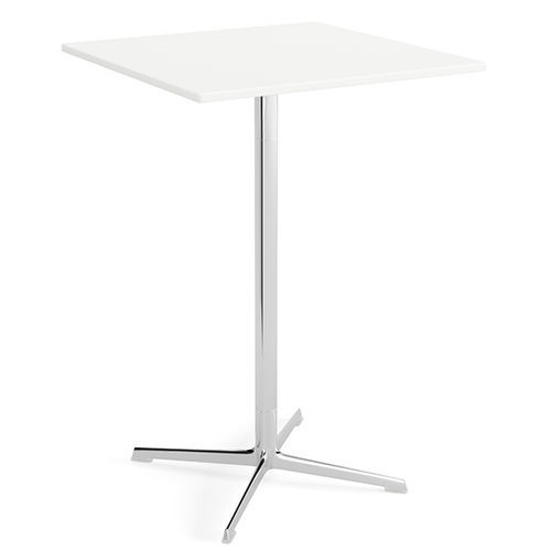 Tavolo alto contemporaneo - FRED - Arper - in MDF / con supporto in alluminio dipinto / quadrato