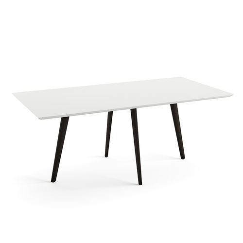 Tavolo contemporaneo - GHER  - Arper - in rovere / in MDF / con supporto in quercia