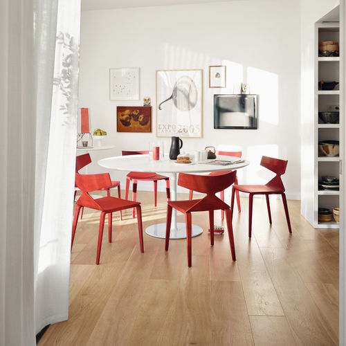 Sedia contemporanea - SAYA  - Arper - da interno / in tessuto / in pelle