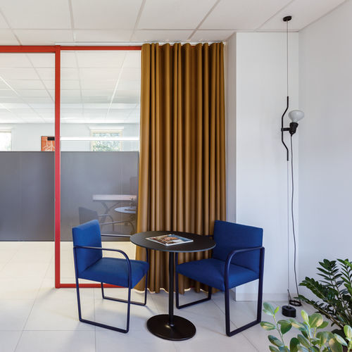 Sedia contemporanea - ARCOS - Arper - da interno / in metallo / in pelle