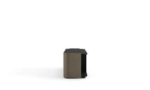 Tavolo d'appoggio contemporaneo - RALIK - Arper - in rovere / in legno compensato / in lamiera