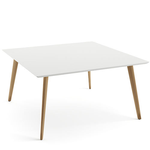 Tavolo da pranzo contemporaneo - GHER  - Arper - in MDF / con supporto in quercia / quadrato