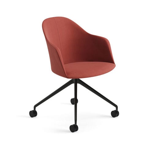 Poltrona contemporanea - 2234 - Arper - in pelle / in tessuto / tessuto spalmato