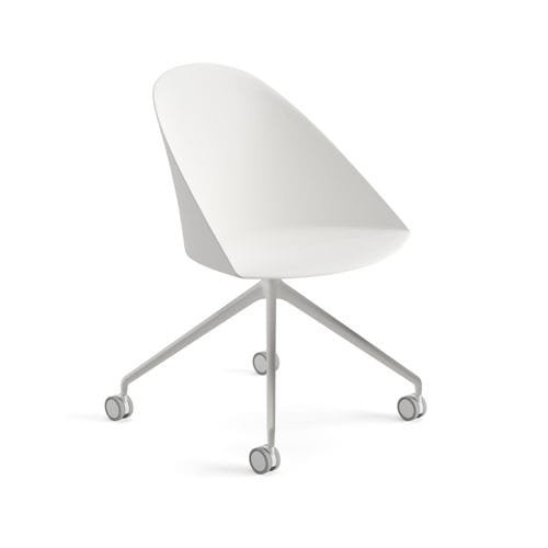Sedia da ufficio contemporanea - 2216 - Arper - da interno / in polipropilene / con supporto in alluminio
