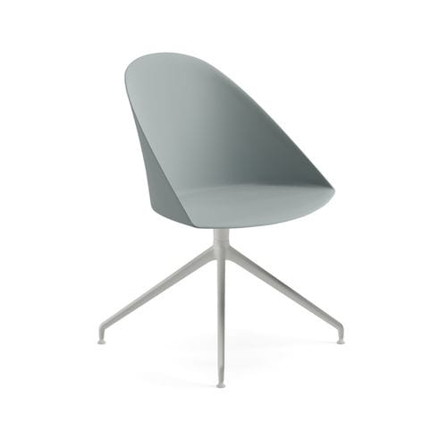 Sedia contemporanea - 2212 - Arper - da interno / in polipropilene / con supporto in alluminio