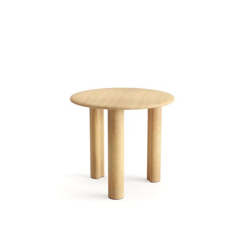 Tavolino basso contemporaneo - 7006 - Arper - in MDF / in rovere / con supporto in legno