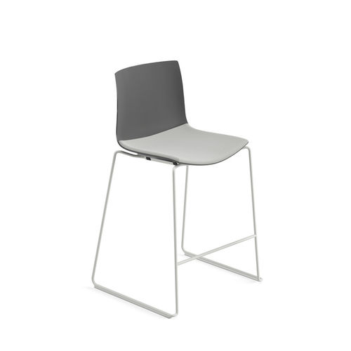 Sedia alta contemporanea - CATIFA 46  - Arper - da interno / da esterno / in polipropilene