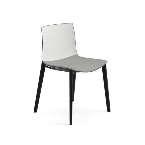 Sedia contemporanea - CATIFA 46 - Arper - da interno / in polipropilene / in pelle
