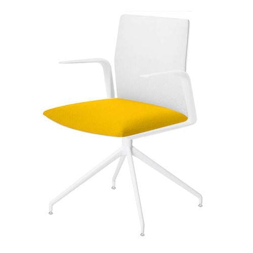 Sedia da ufficio contemporanea - KINESIT  - Arper - da interno / in tessuto / in pelle