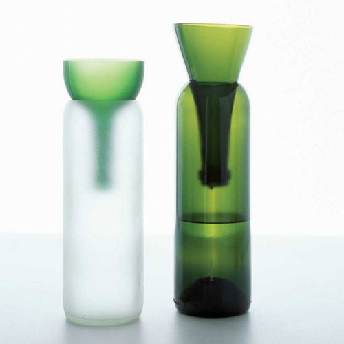 Vaso design originale - TRAN­SGLASS® : BREAK - Artecnica - in vetro