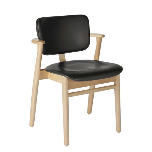 Sedia contemporanea - DOMUS - Artek - da interno / in pelle / in rovere