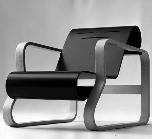 Poltrona contemporanea - 41 “PAIMIO“ - Artek - in legno compensato / in betulla / in betulla
