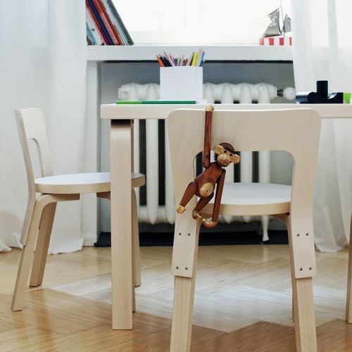 Sedia contemporanea - N65 - Artek - da interno / in tessuto / in pelle
